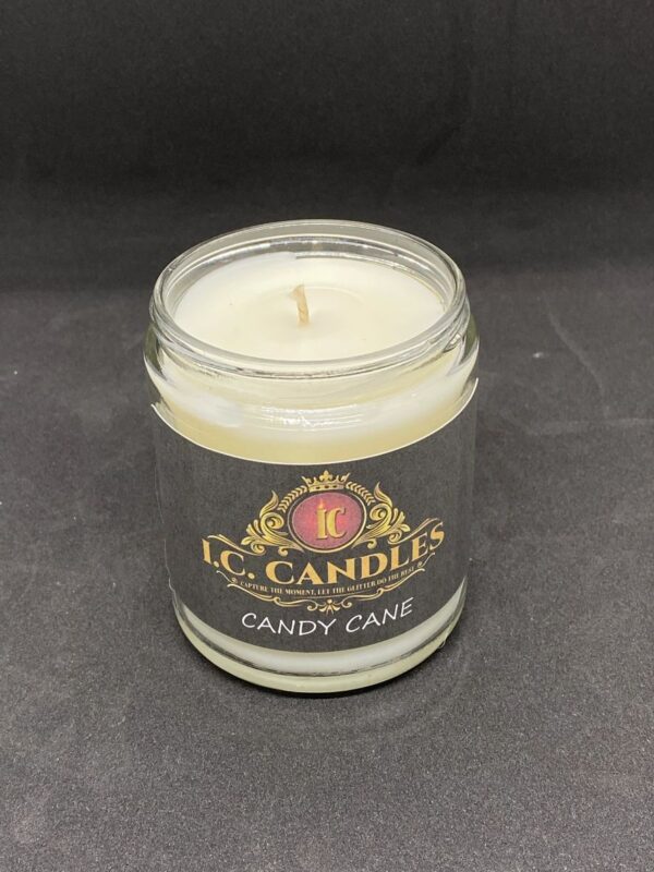 A candle that is sitting on the table.
